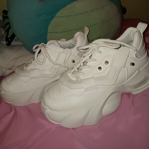 Chunky White Sneakers